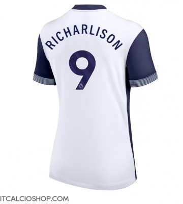 Tottenham Hotspur Richarlison #9 Prima Maglia Femmina 2024-25 Manica Corta